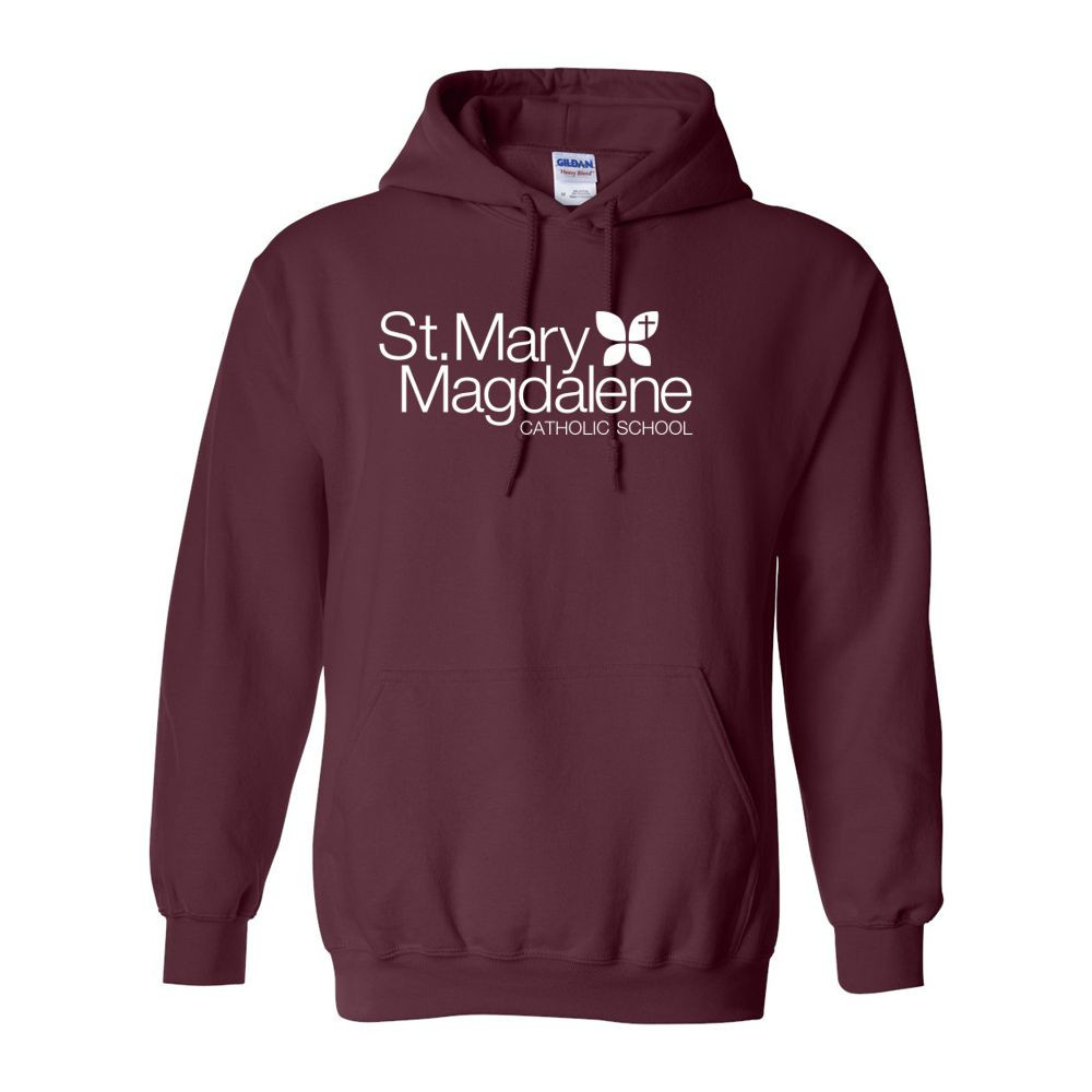St. Mary Magdalene Catholic School | UNIFORM APPROVED | School Name Logo | Hooded Sweatshirt
