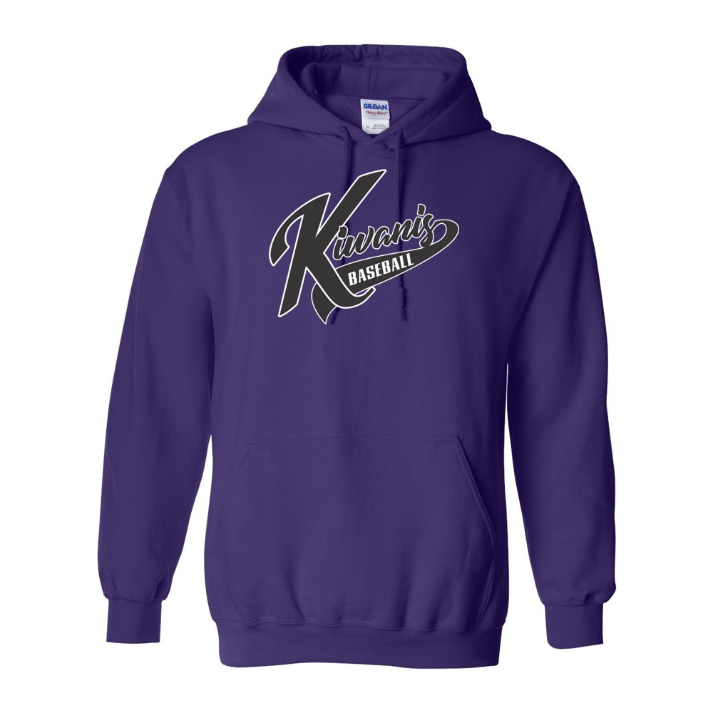 Kiwanis Baseball | Script Logo |  Hoodie | Purple
