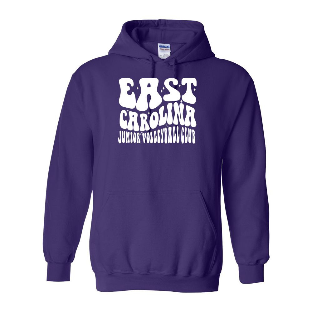 ECJVC | Bubble Letter Logo | Cotton Hooded Sweatshirt