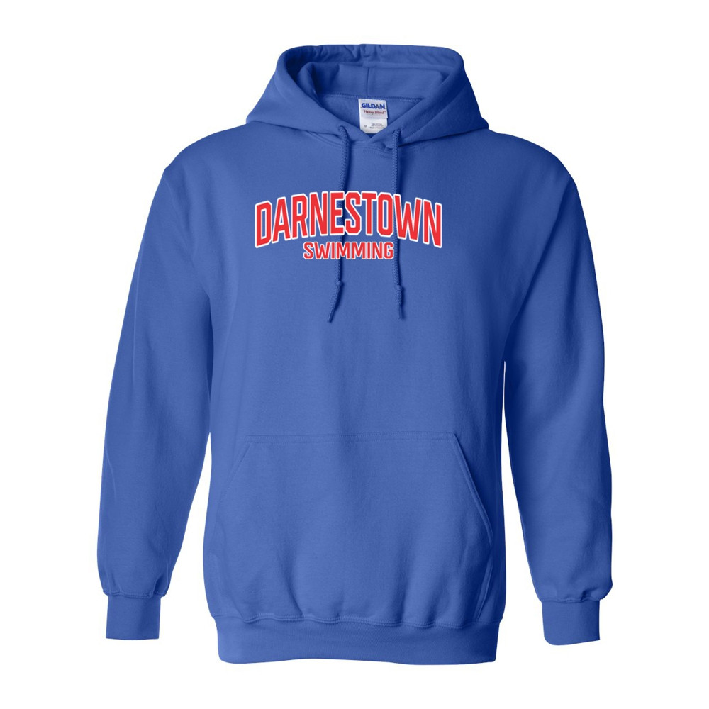 Darnestown Swim Team | Arch Logo | Cotton Hoodie