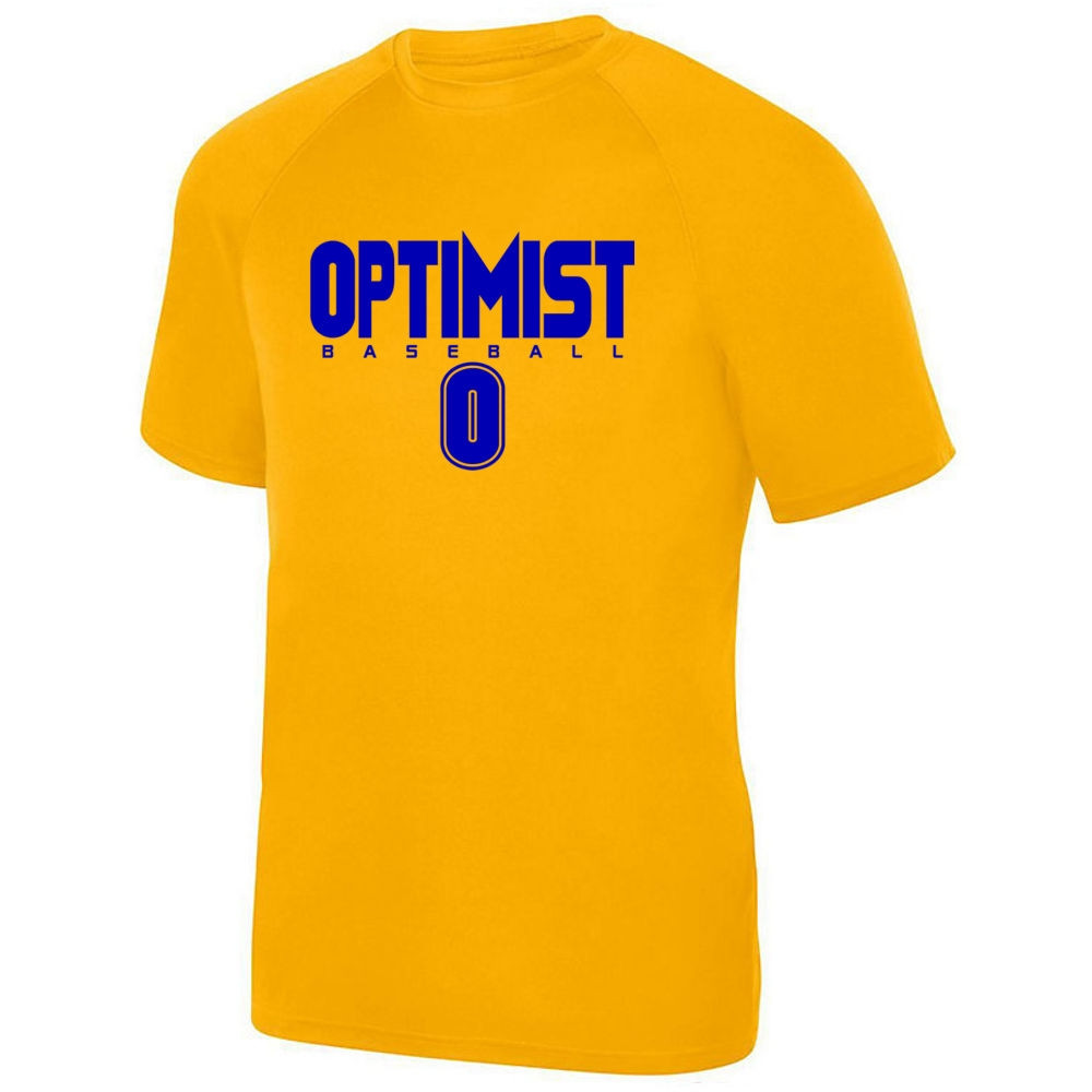 Optimist Basic Performance Tee | Gold