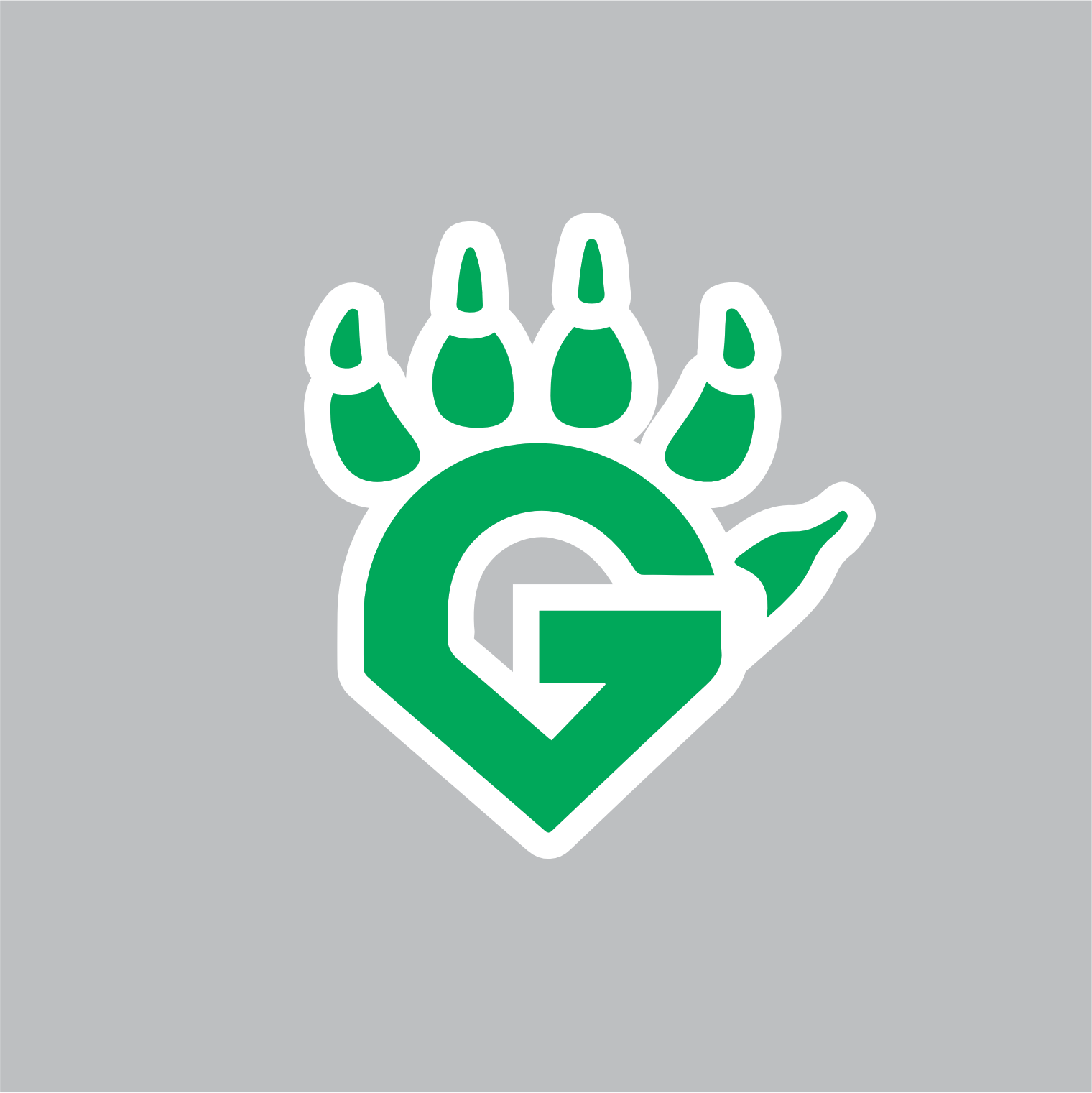 Greenville Wolverines Helmet Decal