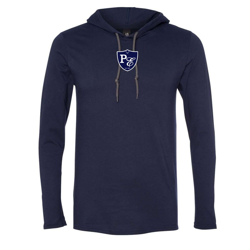 PE Baseball | Cotton Hooded T-Shirt | Shield Logo