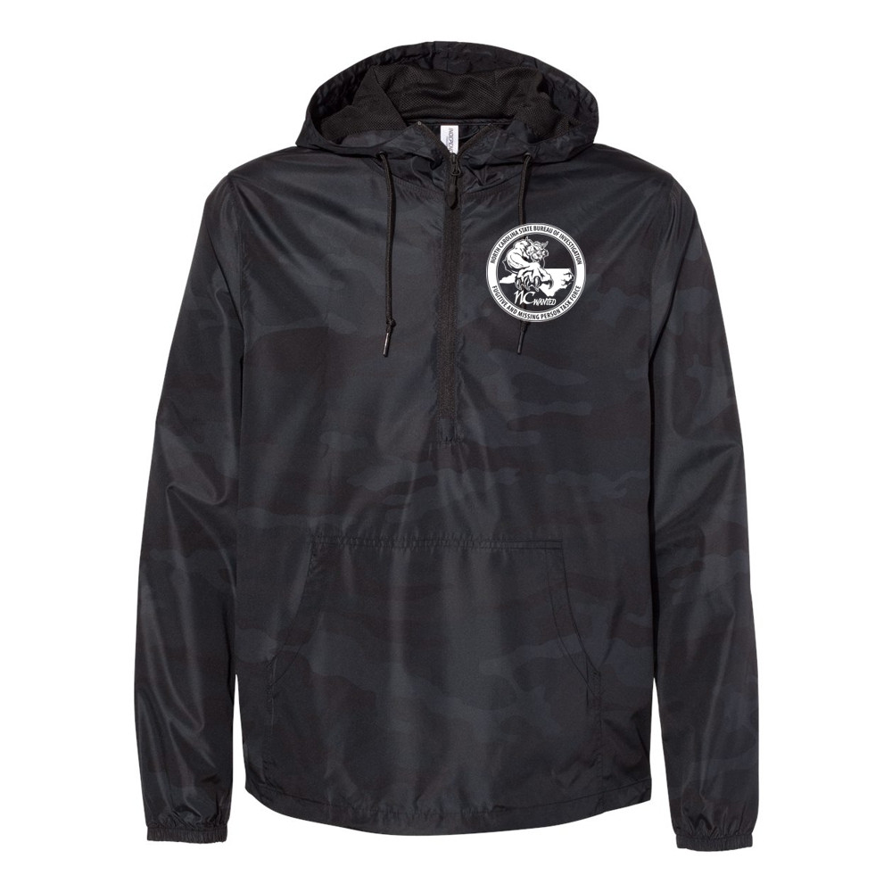 GPD | Fugitive & Missing Person Task Force | Lightweight Quarter-Zip Windbreaker Pullover Jacket