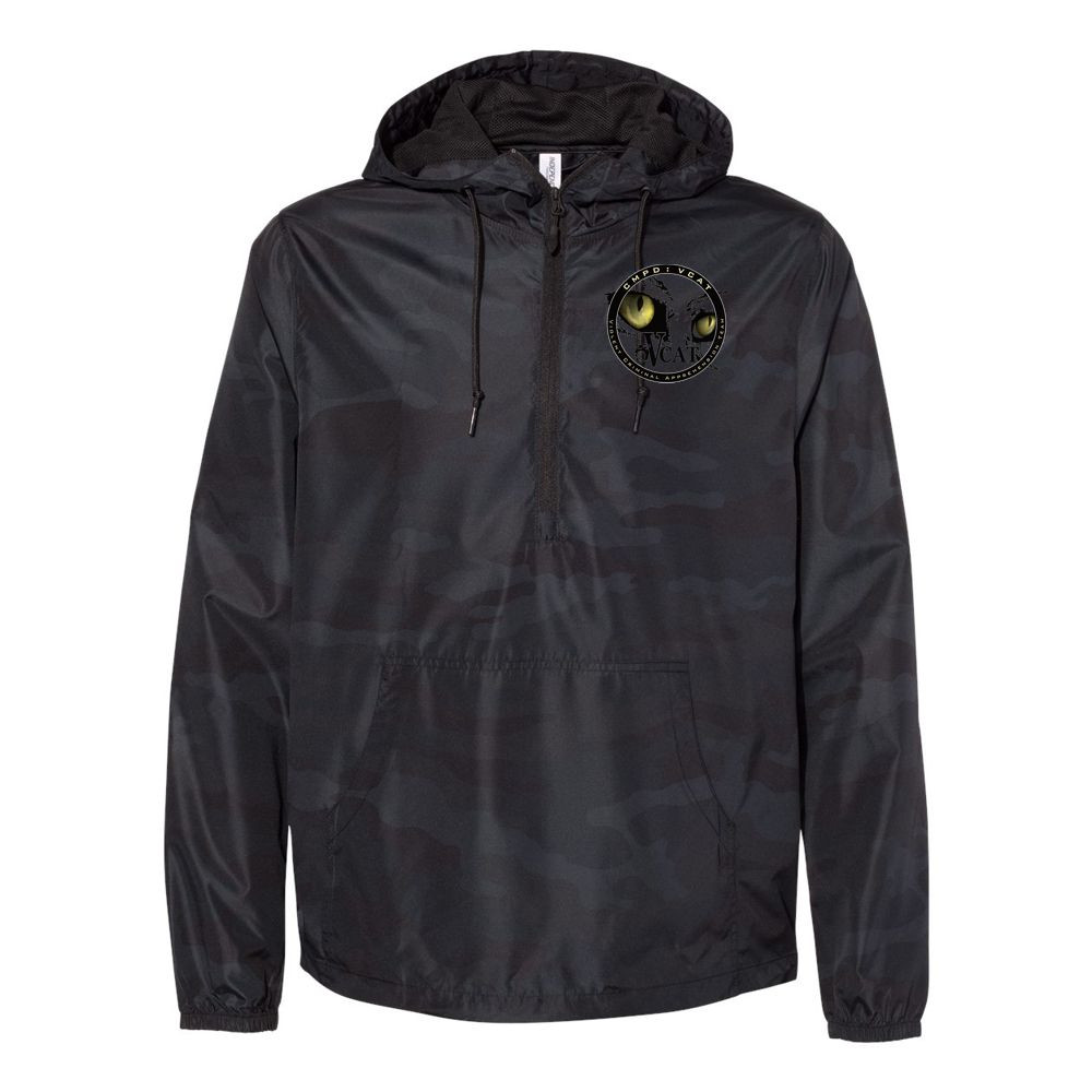 CMPD | V Cat | Lightweight Quarter-Zip Windbreaker Pullover Jacket