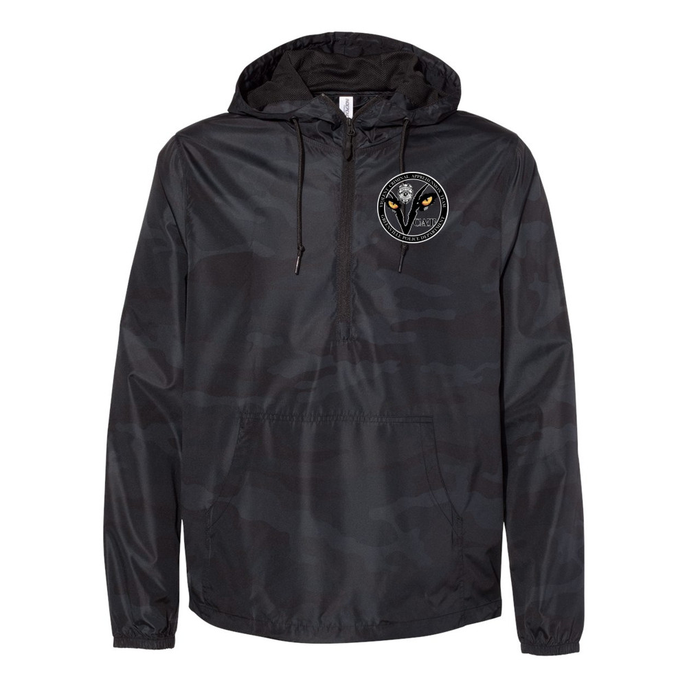 GPD | Violent Crime | Lightweight Quarter-Zip Windbreaker Pullover Jacket