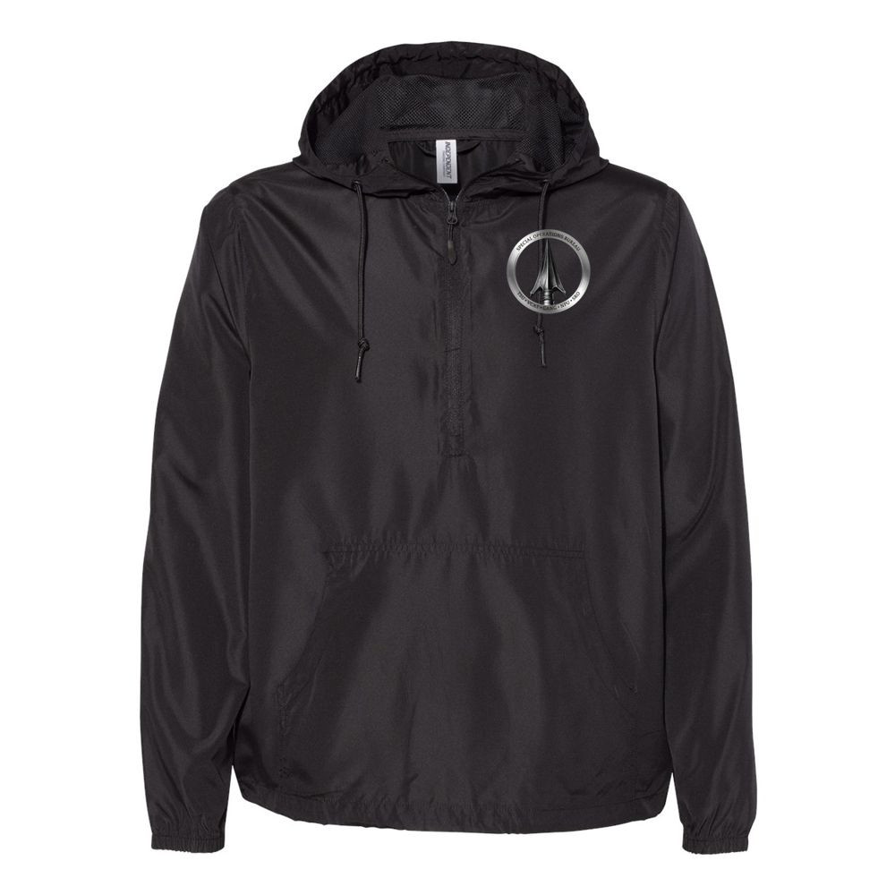 Special Operations Bureau | Lightweight Quarter-Zip Windbreaker Pullover Jacket