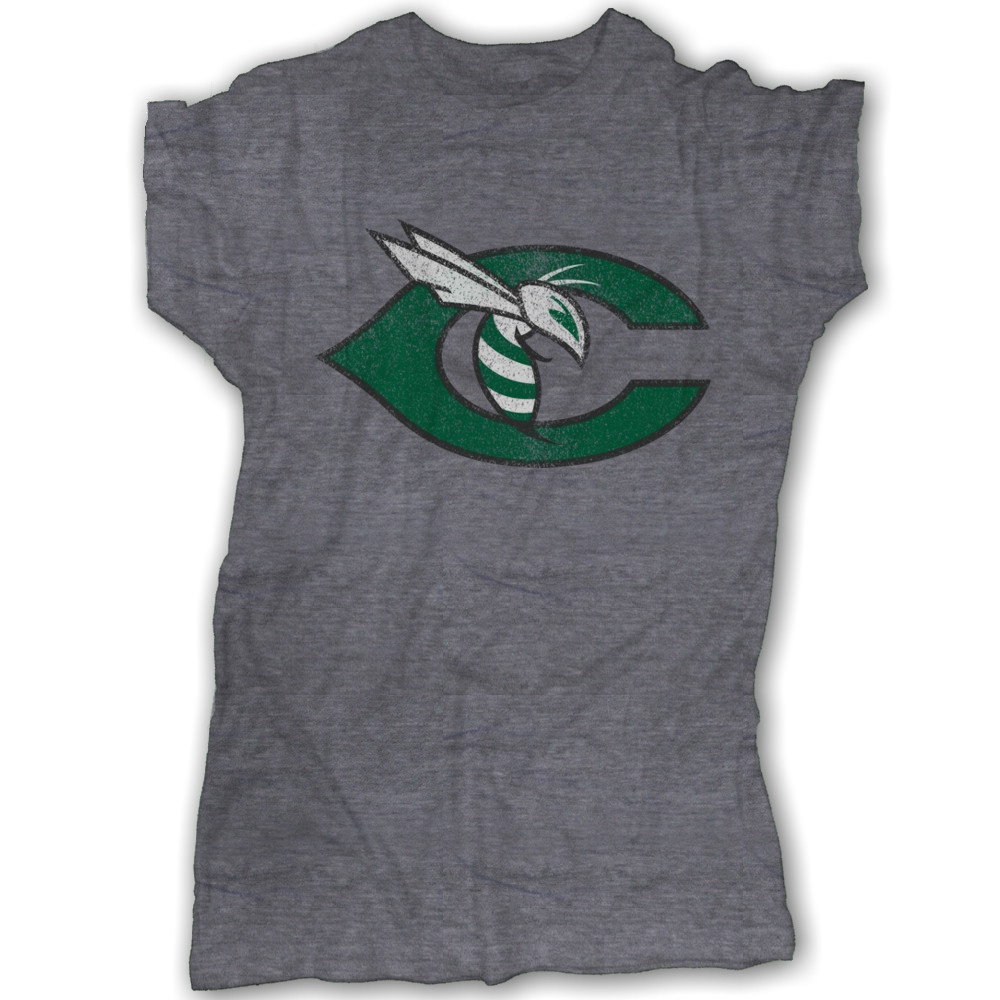CHS Hornet C Distressed Ladies T-Shirt 