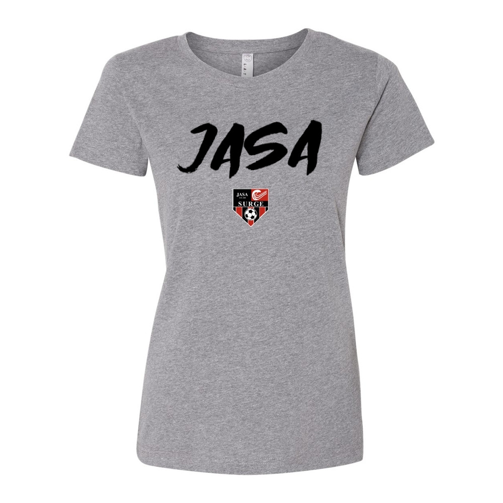 JASA Soccer | Brush Logo |  Cotton T-Shirt | Multiple Colors | Sizes for Whole Family