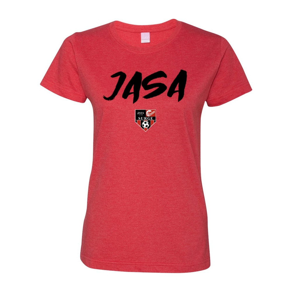 JASA Soccer | Brush Logo |  Cotton T-Shirt | Multiple Colors | Sizes for Whole Family