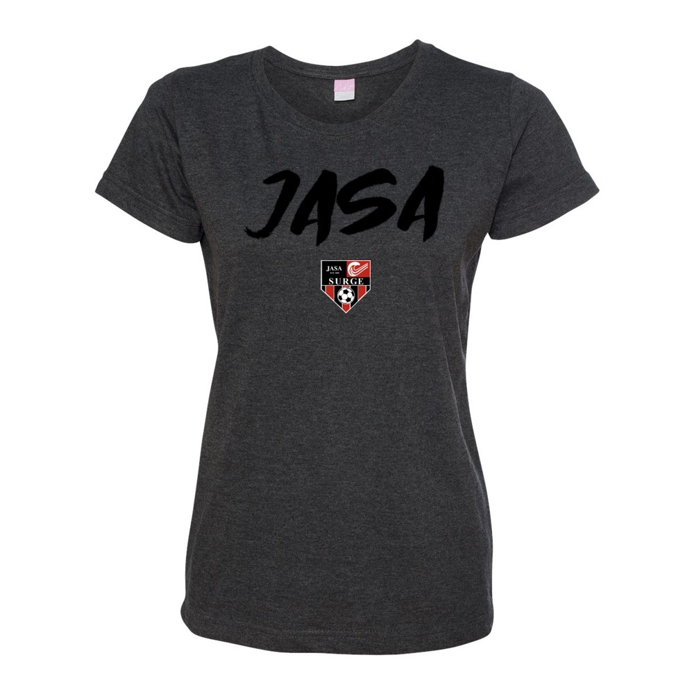 JASA Soccer | Brush Logo |  Cotton T-Shirt | Multiple Colors | Sizes for Whole Family