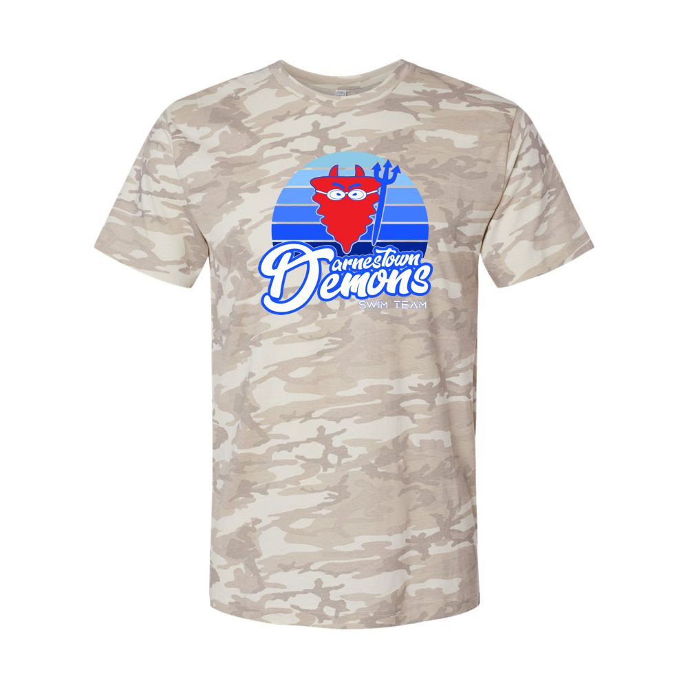 Darnestown Swim Team | Sunset Logo | Cotton T-Shirts | Screen