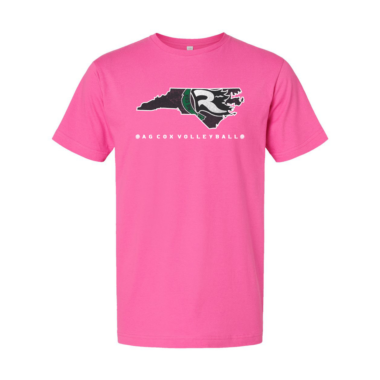AG Cox Volleyball | Raider State | Cotton Tee | Pink Out