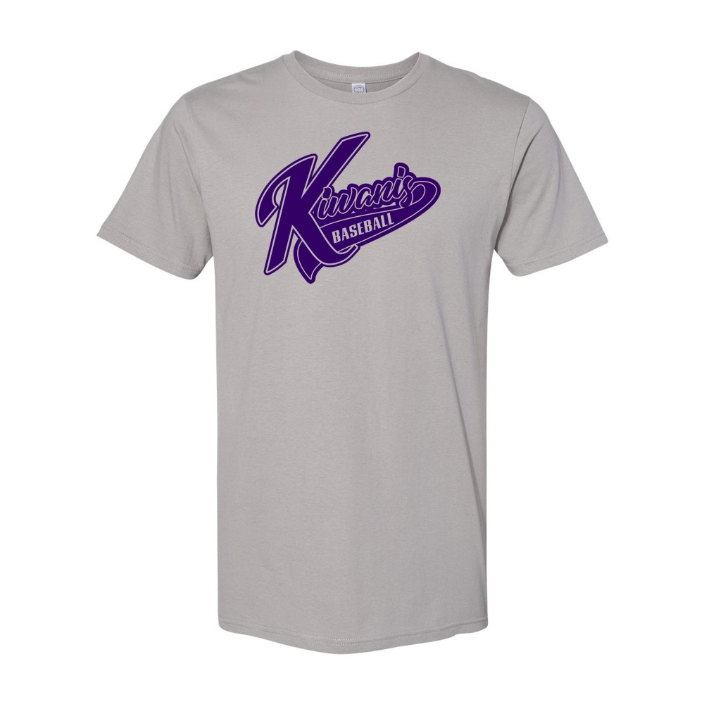Kiwanis | Purple Script | Cotton Tee