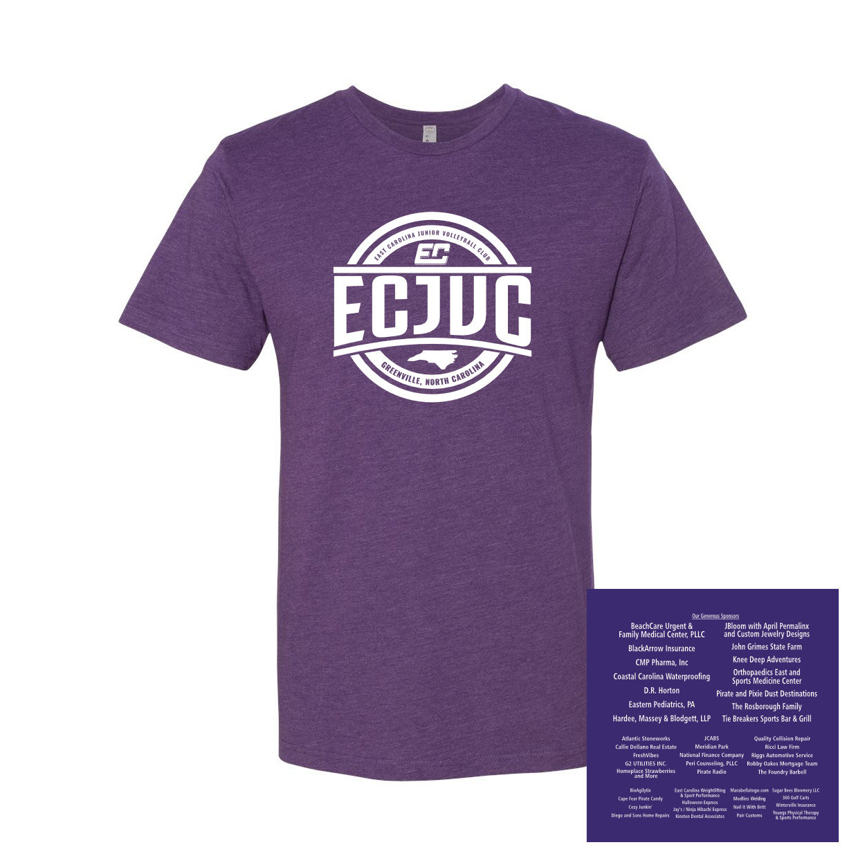 ECJVC | Sponsor Supported Design | Cotton T-Shirt