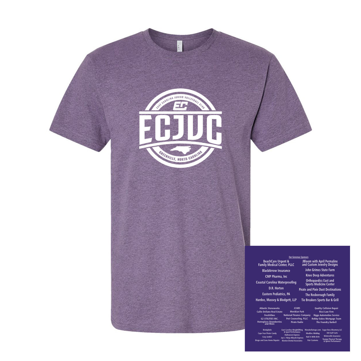 ECJVC | Sponsor Supported Design | Cotton T-Shirt