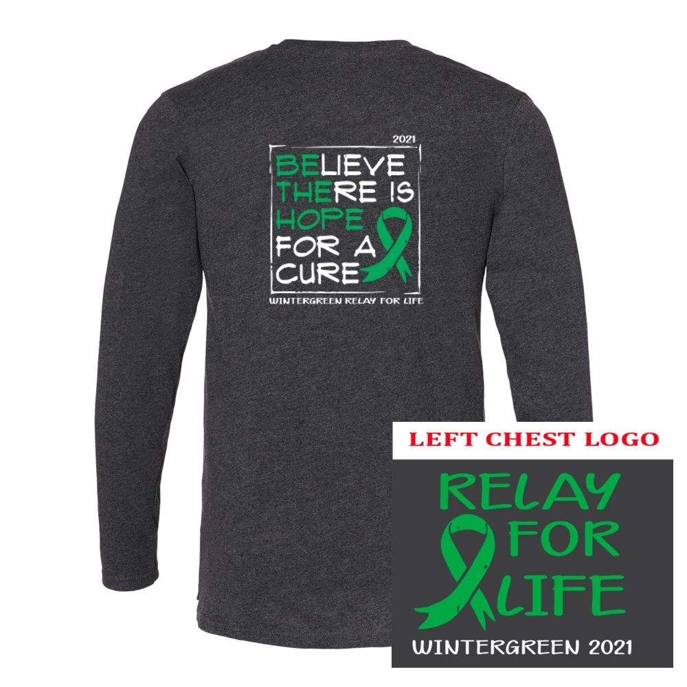 Wintergreen Relay for Life | Long-Sleeve Cotton Tee | ORDER DEADLINE 3/15