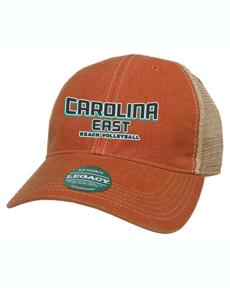 Carolina East Beach Volleyball | Word Logo | LEGACY - Old Favorite Trucker Cap