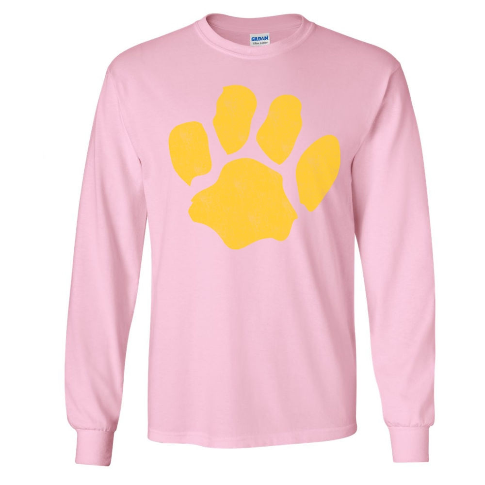 Sugg Bundy Elementary School Long-Sleeve Tee | Distressed Paw