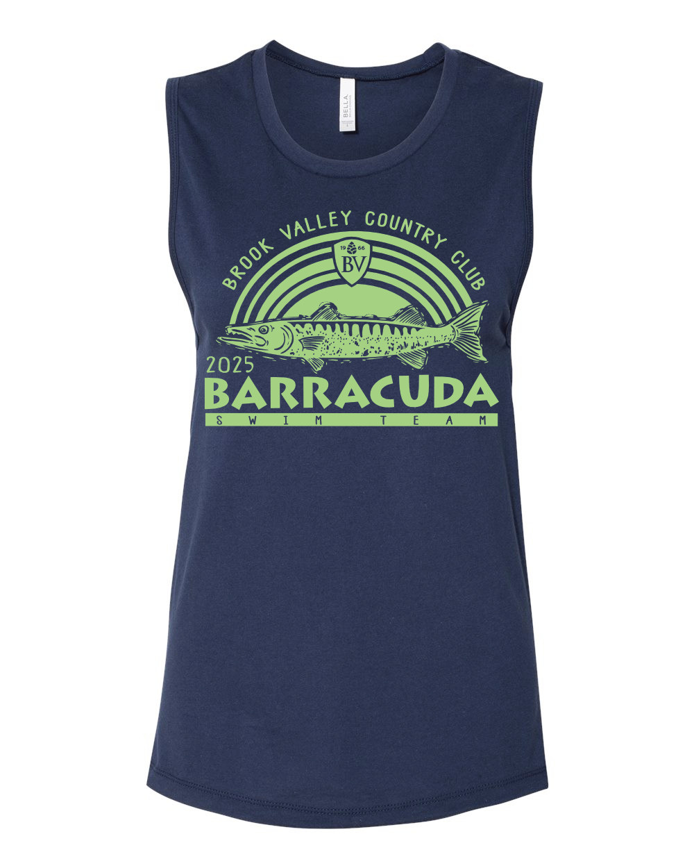 Brook Valley CC Barracuda Swim Team Women's Muscle Tank 