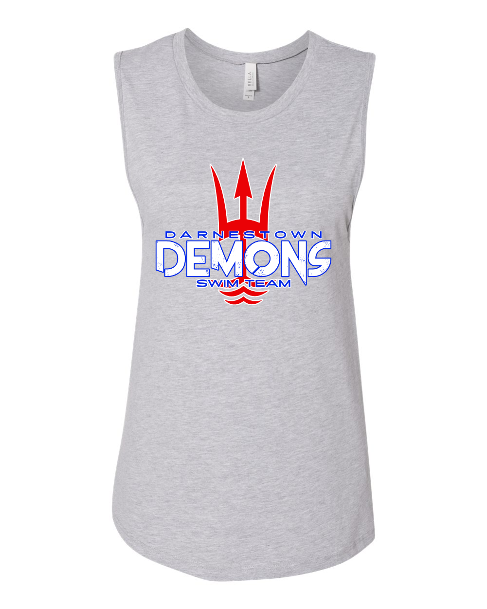 Darnestown Swim Team | Block Logo | Muscle Tank Top