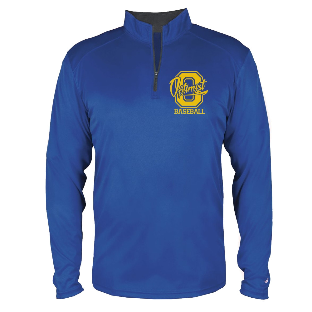 Optimist 1/4 Zip Lightweight Performance Tee | Small Logo
