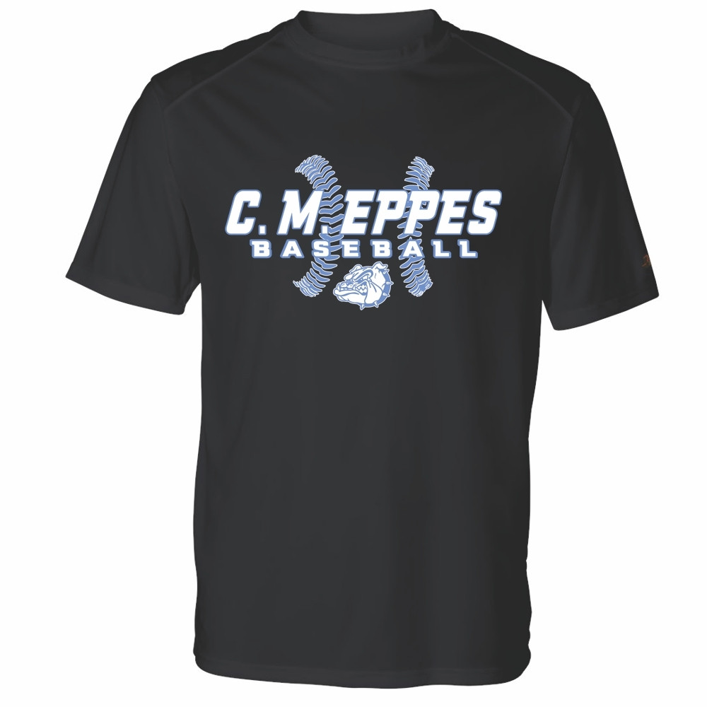 Eppes Baseball Short-Sleeve Performance Tee | Multiple Colors | Full Chest Logo