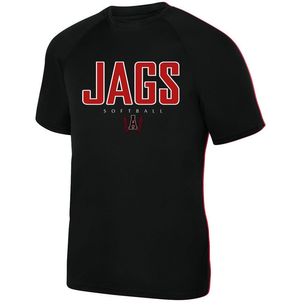 E B Aycock Softball Short-Sleeve Performance Tee | Jags Logo | Multiple Colors