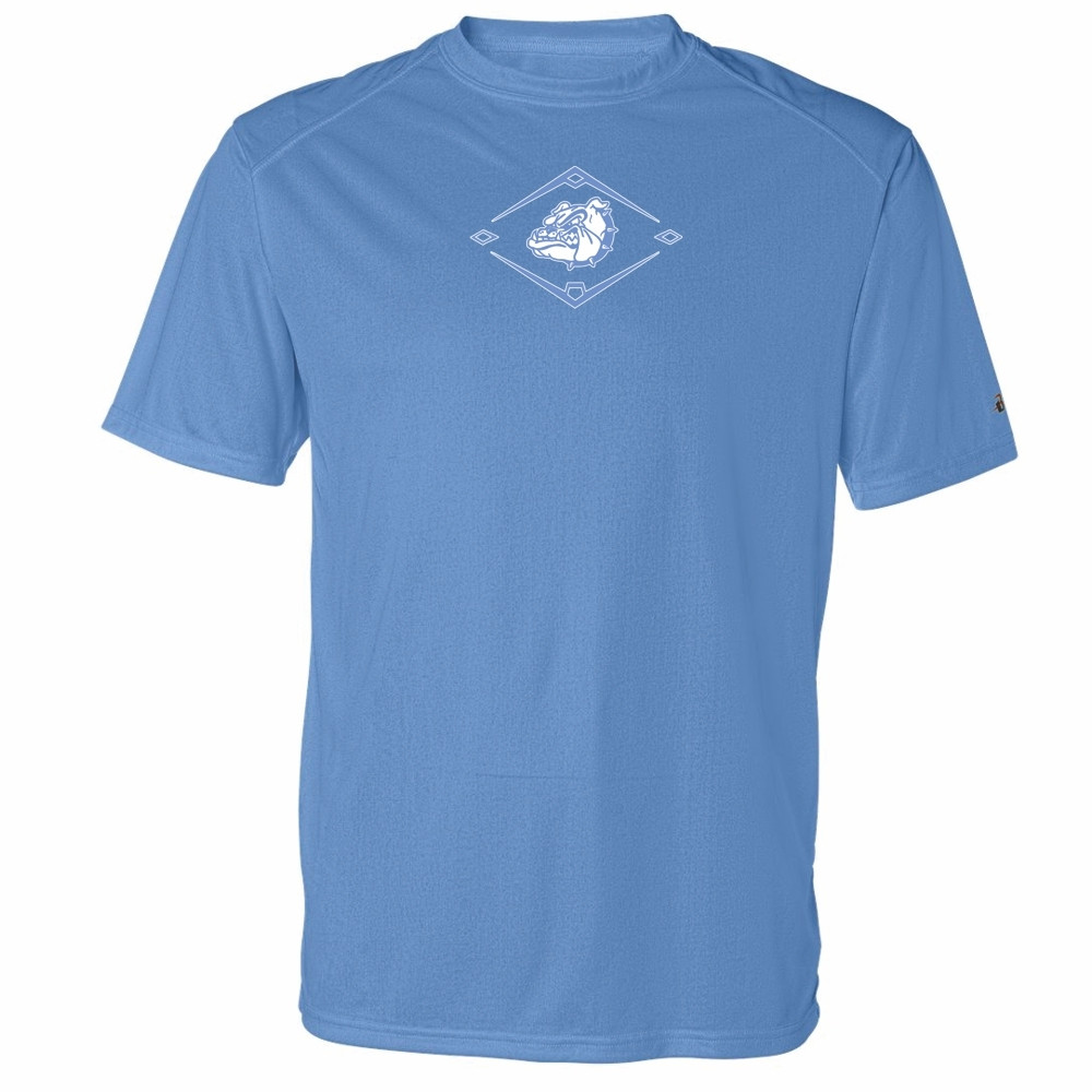 Eppes Baseball Short-Sleeve Performance Tee | Multiple Colors | Small Center Logo