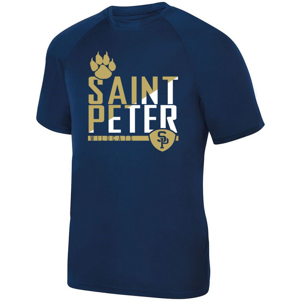 Saint Peter Wildcats Performance Tee | Multiple Colors