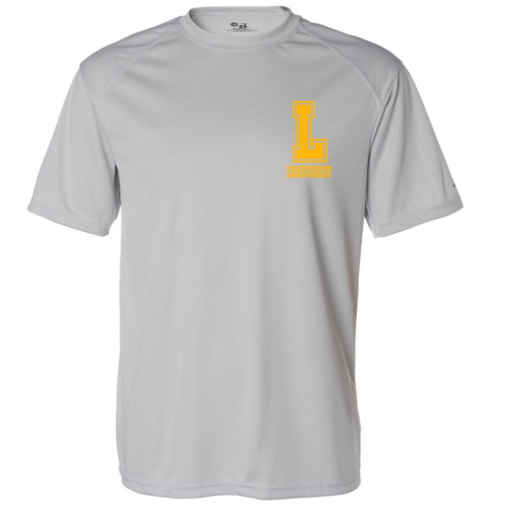 Lakeforest Basic Performance Tee | Collegiate L Logo |  Multiple Colors