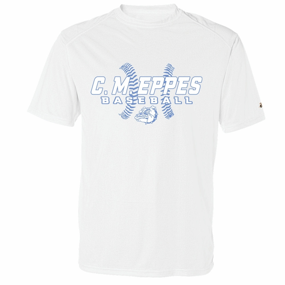 Eppes Baseball Short-Sleeve Performance Tee | Multiple Colors | Full Chest Logo