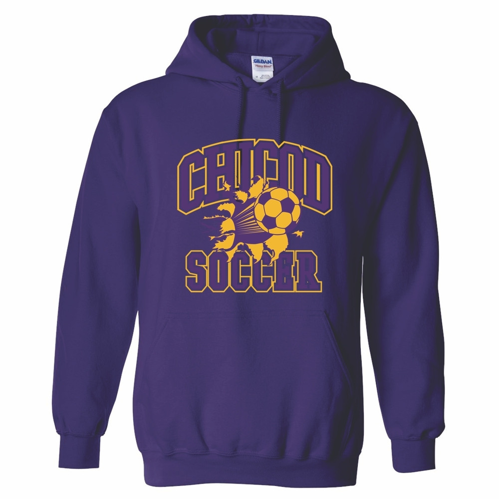 Chicod Soccer | Cotton Hooded Sweatshirt | Multiple Colors