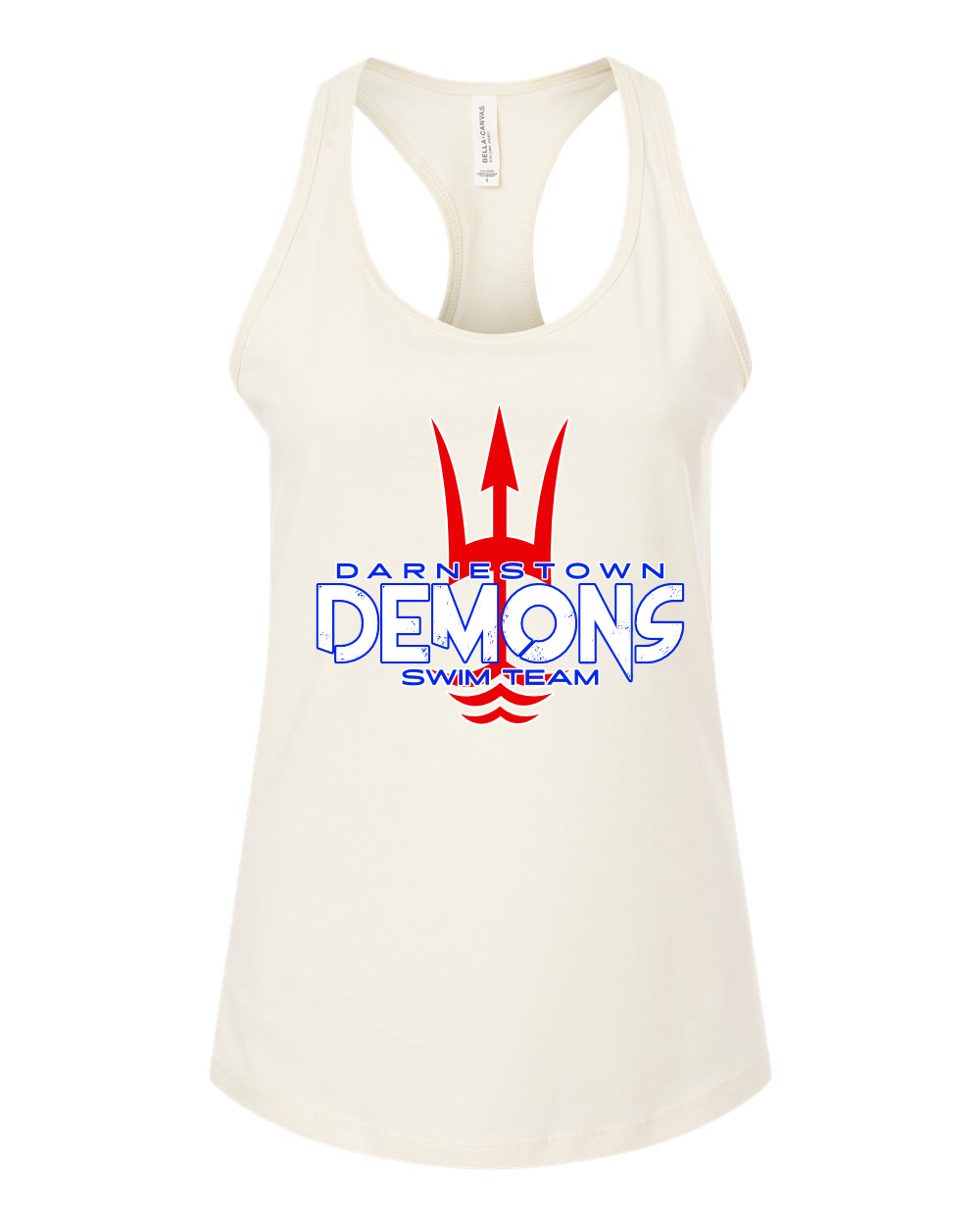 Darnestown Swim Team | Block Logo | Racerback Tank Top