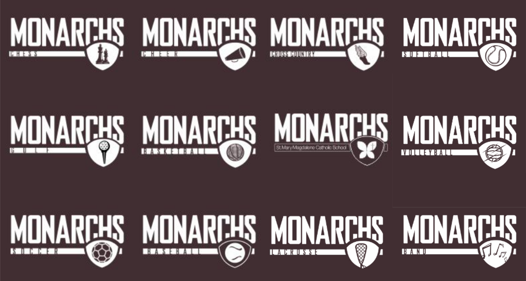 St. Mary Magdalene Catholic School | UNIFORM APPROVED | Pick Your Logo/Sport | Hooded Sweatshirt