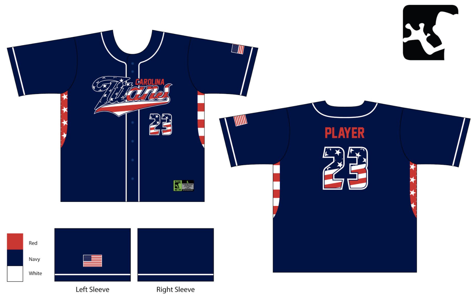Carolina Titans Jersey Pack