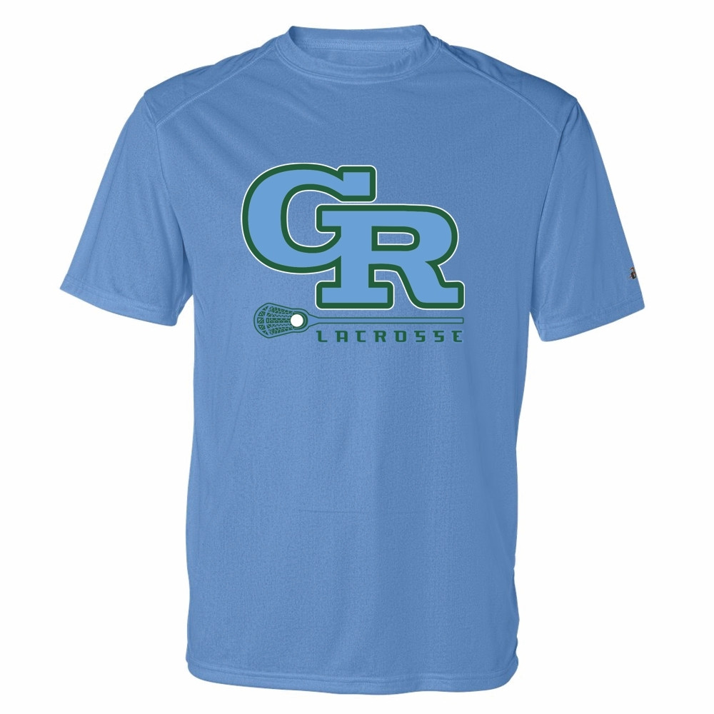 JH Rose Lacrosse Short-Sleeve Performance Tee | GR Logo | Multiple Colors