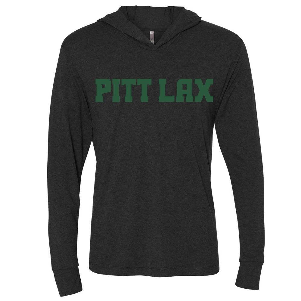 Hooded Tri-Blend T-Shirt | Pitt Lax 