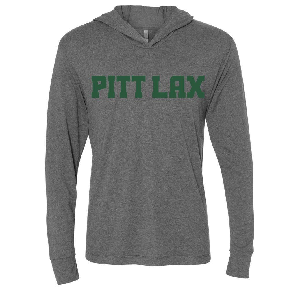 Hooded Tri-Blend T-Shirt | Pitt Lax 