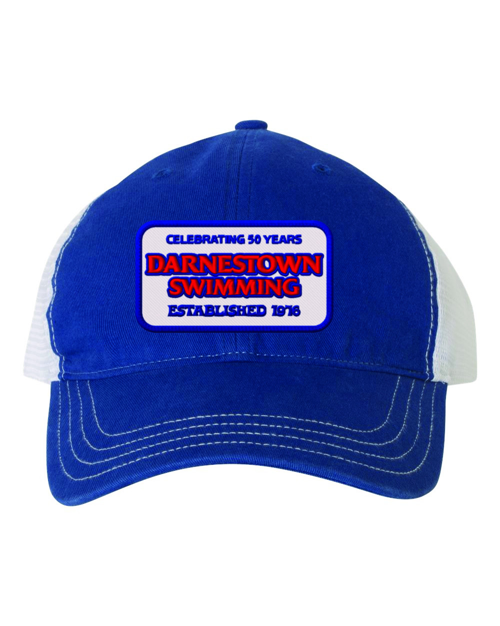 Darnestown Swim Team | Patch Hat | Garment-Washed Trucker Cap