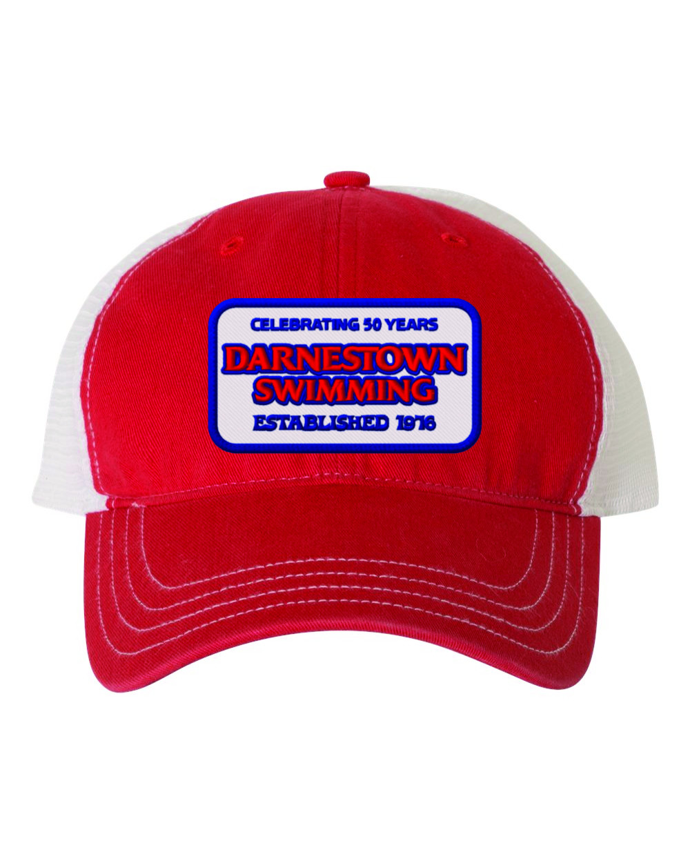 Darnestown Swim Team | Patch Hat | Garment-Washed Trucker Cap