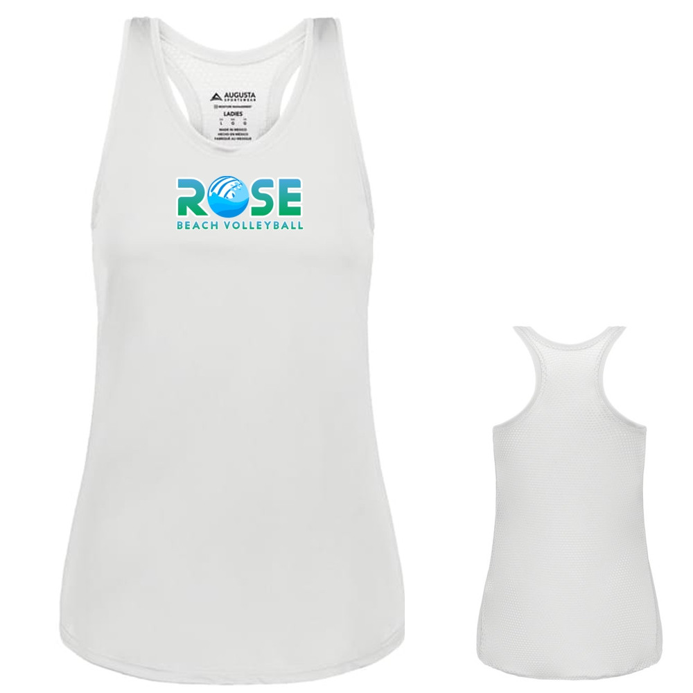 Rose Beach | Women's Sojourner Tank | Small Logo Center - Select Design
